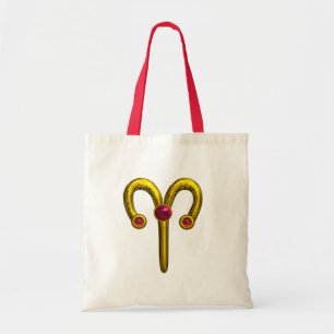 TOTE BAG ARIES ZODIAC BIRTHDAY JEWEL
