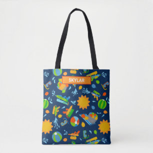 Tote Bag Armes à eau ballons d'été enfants motif