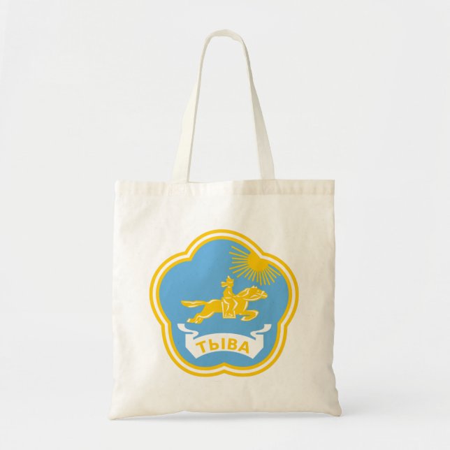Tote Bag Armoiries à deux côtés Tuvan et tablettes sans fin (Devant)