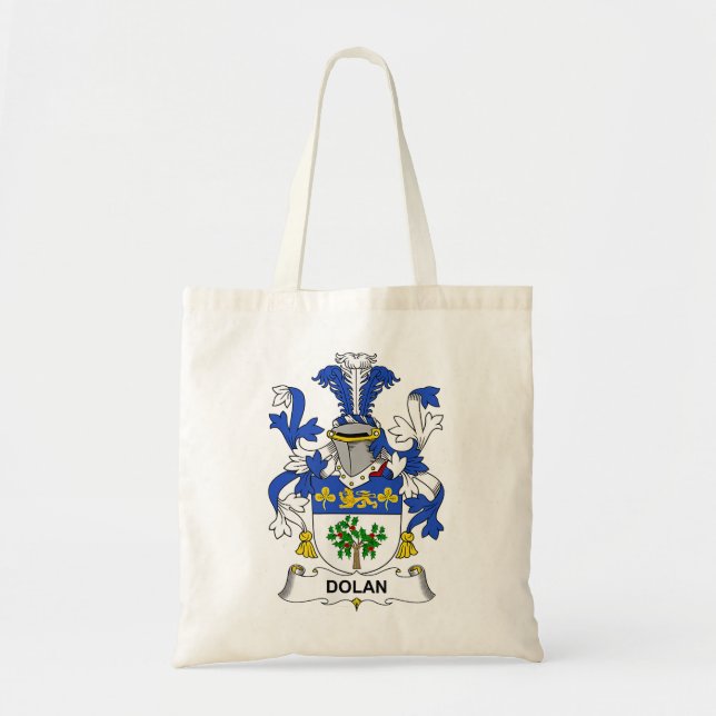 Tote Bag Armoiries de Dolan Crest de la famille (Devant)