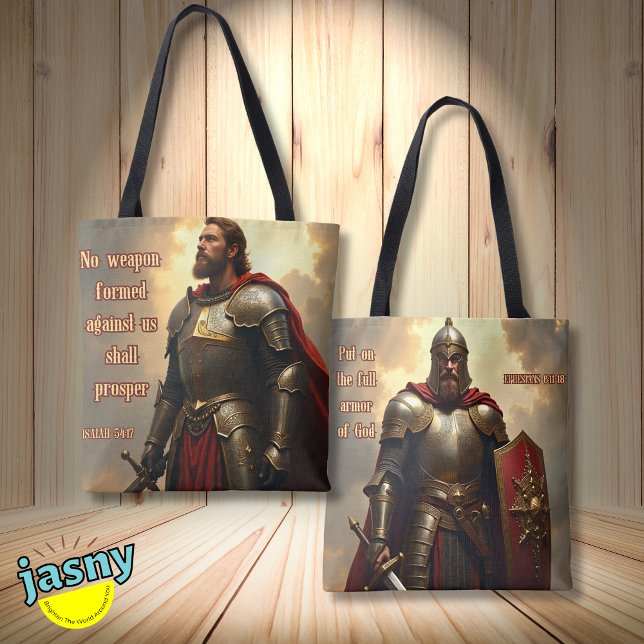 Tote Bag Armure Renaissance de Dieu / Art AI (Créateur téléchargé)