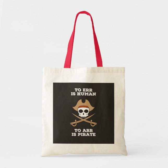 Tote Bag Arr aiment un pirate Fourre-tout (Devant)