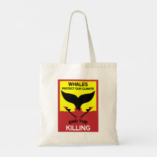 Tote Bag Arrêter la chasse aux baleines Interdire la prot