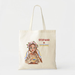 Tote Bag arrêter la guerre en Ukraine