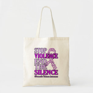 Tote Bag Arrêter la violence et soutenir la violence domes
