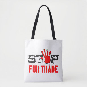 Tote Bag Arrêter le commerce de la fourrure