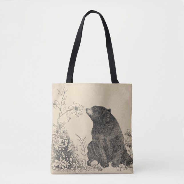 Tote Bag Arrêtez et sentez les fleurs Fourre-tout Bag2 (Devant)