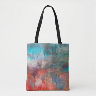 Tote Bag Arrière - plan Abstrait de peinture à l'huile. Hui