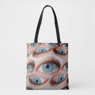 Tote Bag Arrière - plan abstrait psychédélique de l'oeil
