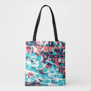Tote Bag Arrière - plan d'art en papier marbré Abstrait