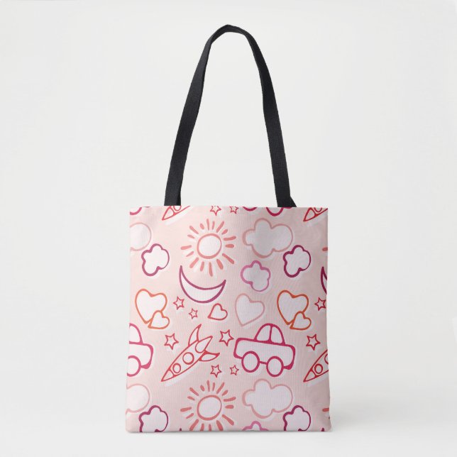 Tote Bag arrière - plan de jouet (Devant)