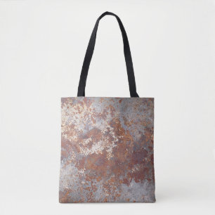 Tote Bag Arrière - plan de texture métallique rouillé