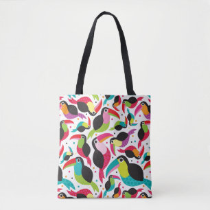 Tote Bag arrière - plan exotique d'oiseau de toucan du
