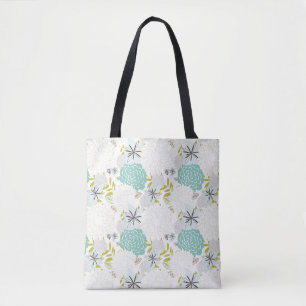 Tote Bag Arrière - plan floral