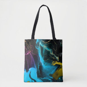 Tote Bag Arrière - plan Imaginaire. Peinture photo macro. A