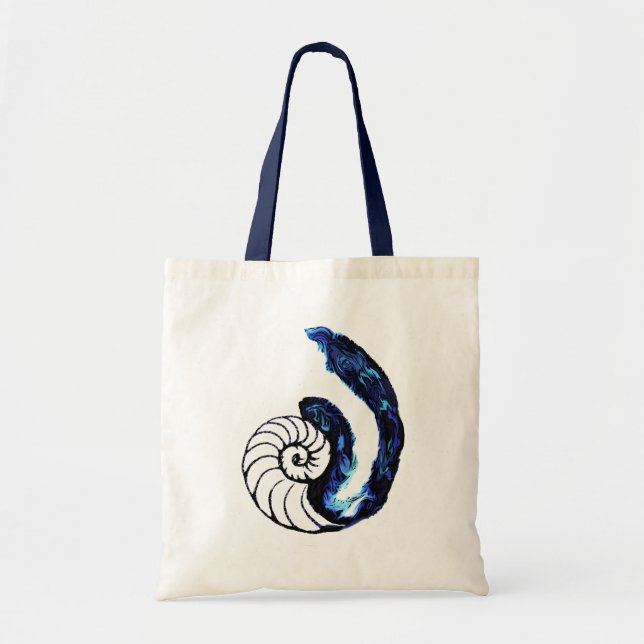 Tote Bag Arrière - plan personnalisable de noir d'orphelin (Devant)