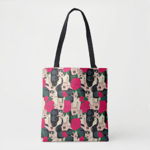 Tote Bag Arrière - plan Rock sans couture. musique Abstrai