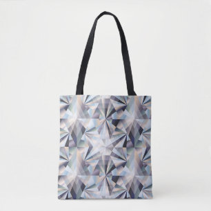 Tote Bag Arrière - plan sans couture en diamant, illustrati