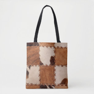 Tote Bag Arrière - plan texturé en cuir gros plan.