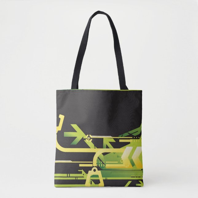 Tote Bag Arrière - plan tramé technique 4 (Devant)