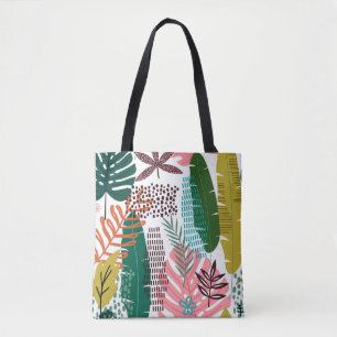 Tote Bag Arrière - plan tropical motif sans couture avec Mo