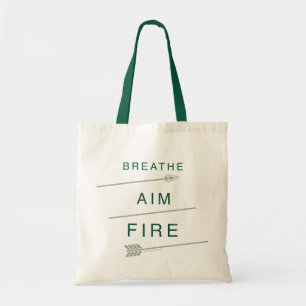 Tote Bag Arrow Breathe Aim Fire