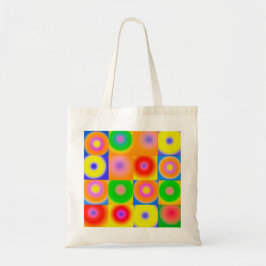 Tote Bag Art Abstrait coloré heureux