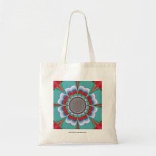 Tote Bag Art abstrait de mandala psychédélique rétro en fle