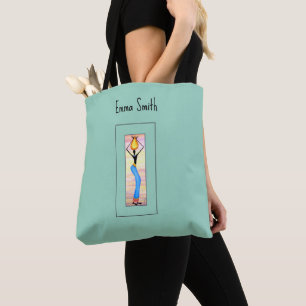 Tote Bag Art Africain, Élégante Femme, Vendeur D'Huile De C