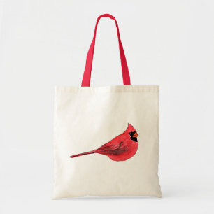 Tote Bag Art cardinal de couleur d'eau