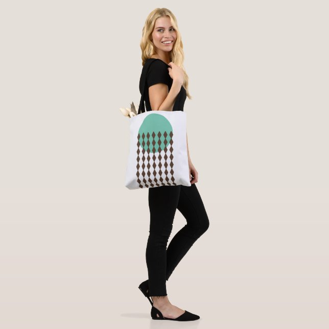 Tote Bag Art circulaire (Sur le modèle)