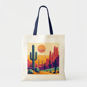 Tote Bag Art coloré du désert du sud-ouest