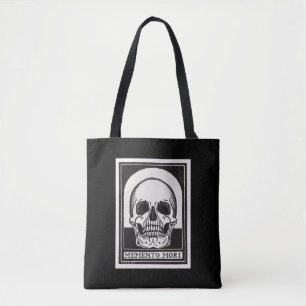 Tote Bag Art de crâne Memento Mori