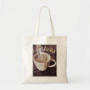 Tote Bag Art de cru de Java de café