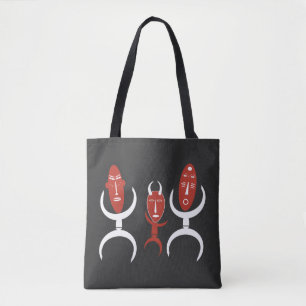 Tote Bag Art de danse tribale africain moderne abstrait