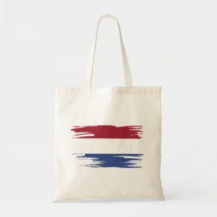 Tote Bag Art de la pinceau de drapeau Pays-Bas