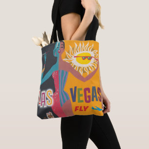 Tote Bag Art de l'affiche de voyage de jeu vintage Las Vega