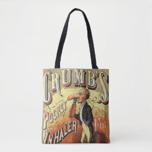 Tote Bag Art de l'étiquette vintage, inhalateur de poche co