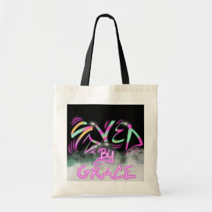 Tote Bag Art de rue urbain Sauvé par la Grâce