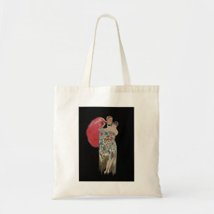Tote Bag Art déco dansant, Amour et Romance Vintage