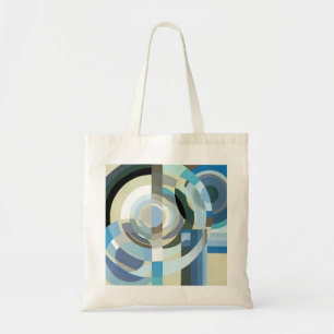 Tote Bag Art Déco vintage pochoir jazz formes géométriques