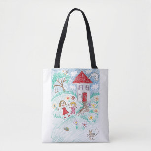 Tote Bag Art d'enfants mignon votre image