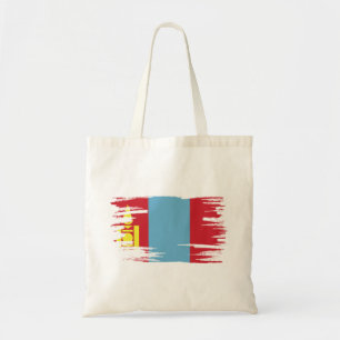 Tote Bag Art Drapeau Mongolie