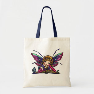 Tote Bag Art féerique d'imaginaire de livre de lecture de