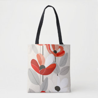 Tote Bag Art Floral Moderne Impression