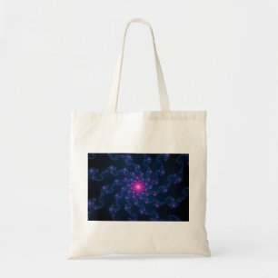 Tote Bag Art Fractal Fleur Vie