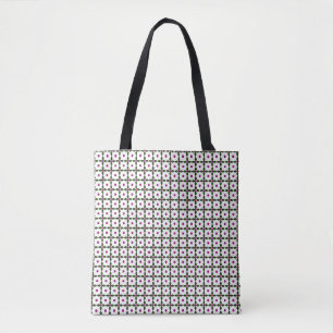 Tote Bag Art Gemstone, Vert Violet