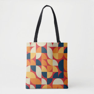 Tote Bag Art Générique : Cercles en quarts colorés