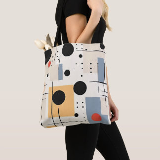 Tote Bag Art géométrique abstrait du milieu du XXe siècle