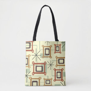 Tote Bag Art géométrique moderne du milieu du siècle